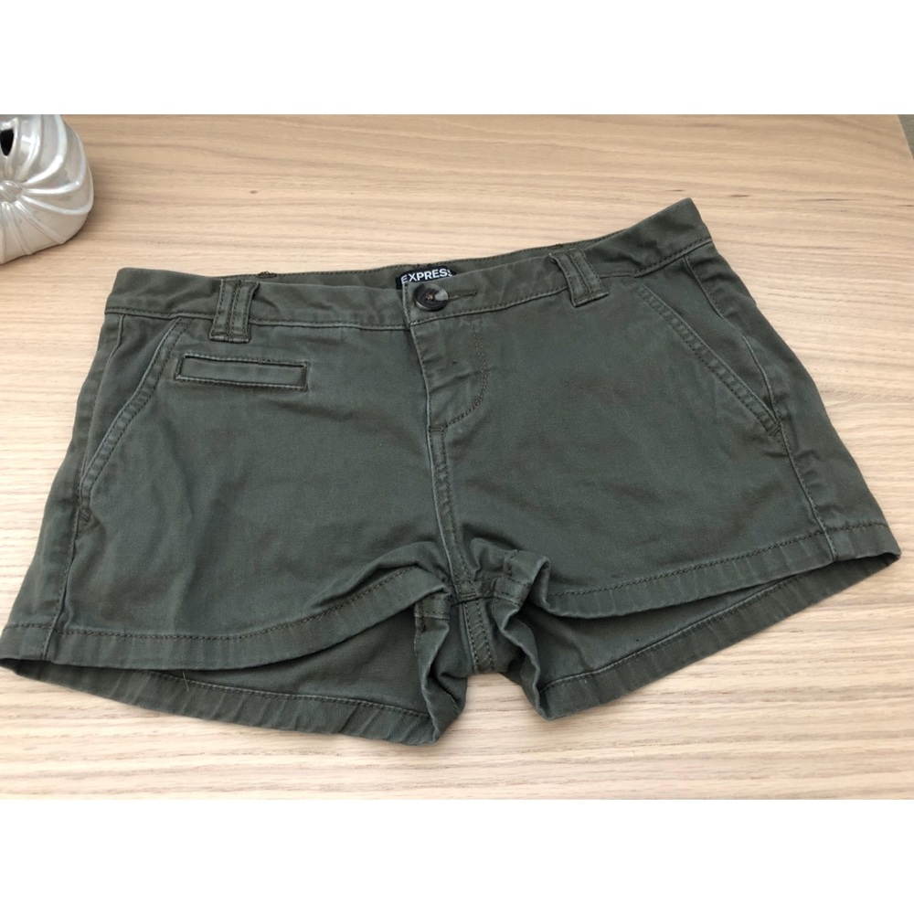 Dark Green Express Shorts